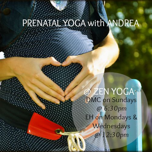 prenatal yoga with Andrea Balazs