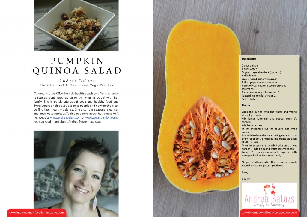 Pumpkin Quinoa Salad