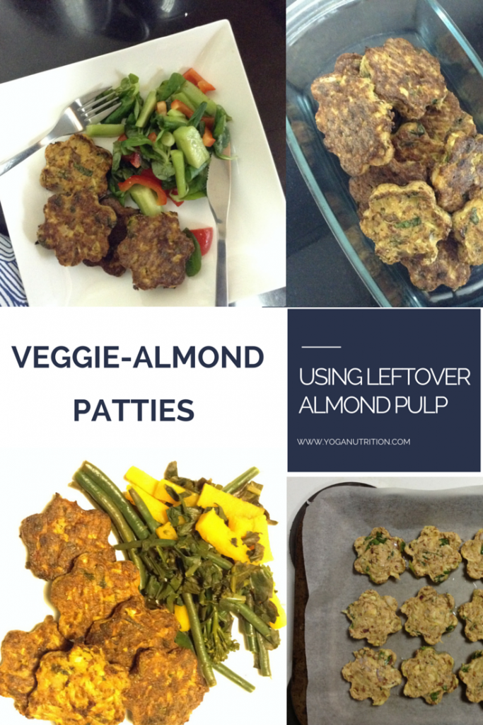 Veggie-almond patties